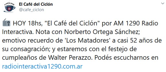 hoy elcafedelciclon